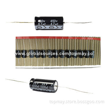 Axial Standard Aluminum Electrolytic Capacitor, Suitable for Circuits and Car RadiosNew